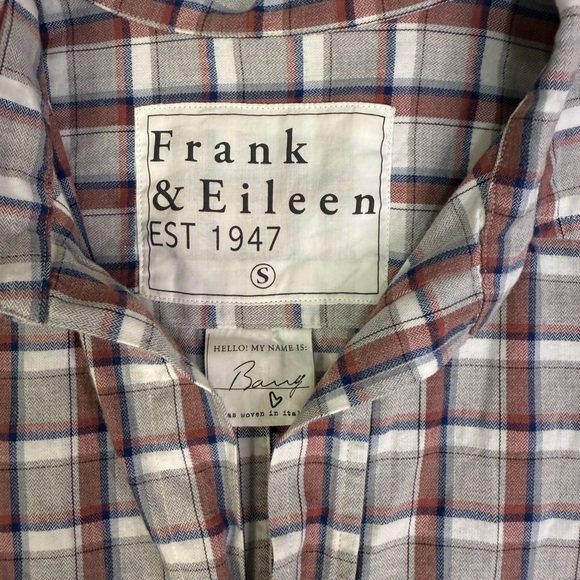 S102 Frank & Eileen Barry Italian Flannel Button-Down Shirt - Picture 3 of 8